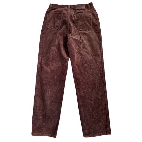 VTG Ralph Lauren Brown Corduroy Jeans Women 10 P Preppy Old Money - Picture 2 of 7